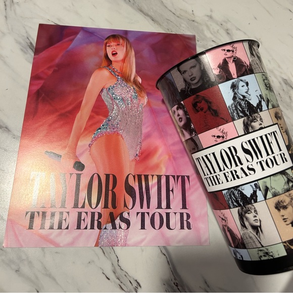 Taylor Swift The Eras Tour Concert Movie Merch Cup and Poster.🩷🎀 - Picture 4 of 11